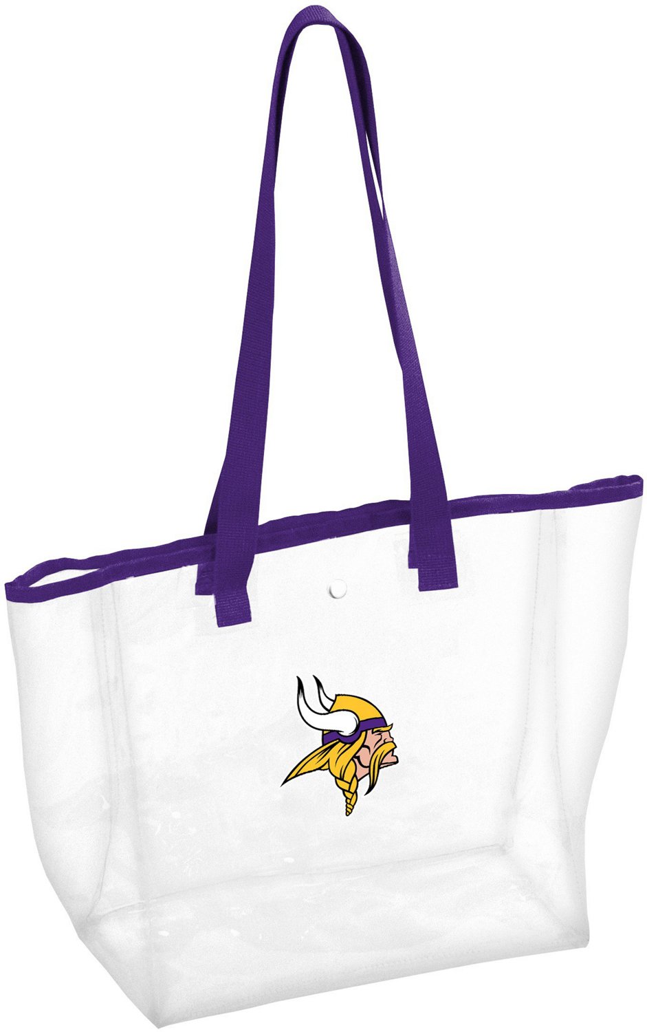 Logo Brands Minnesota Vikings Stadium Clear Tote Bag                                                                             - view number 1