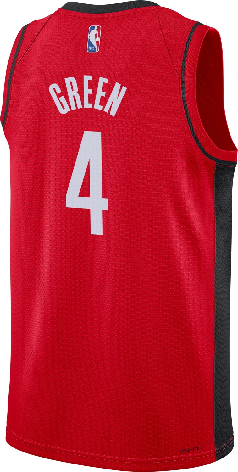 Nike Youth Houston Rockets Jalen Green #0 Red Dri-FIT Swingman Jersey