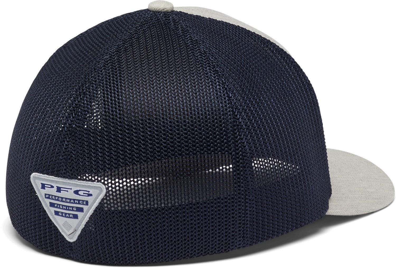 Columbia Sportswear Men's PFG Leather Fish Flag Mesh Ball Cap
