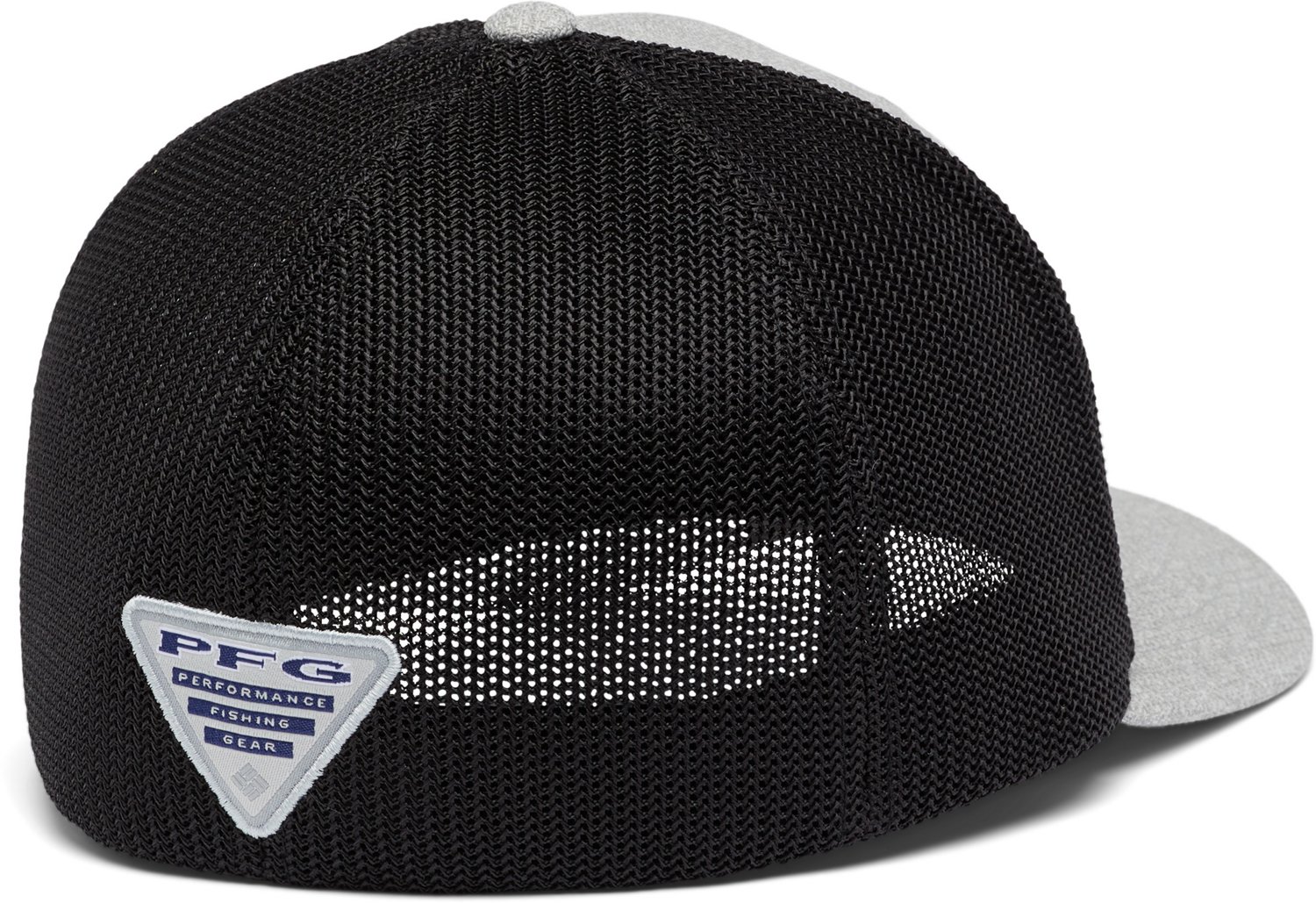 Columbia Sportswear Men's PFG Leather Fish Flag Mesh Ball Cap - view number 2