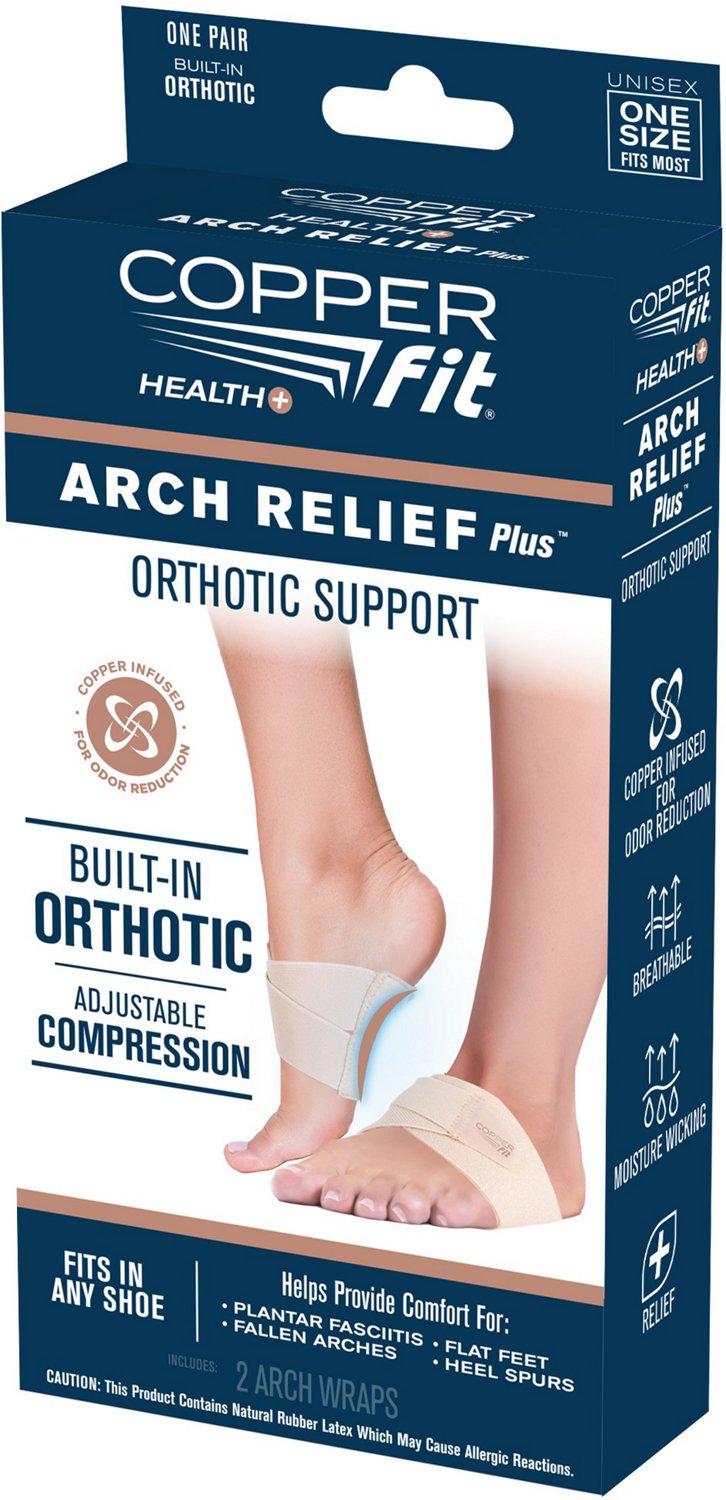Copper Fit Health+ Arch Relief Plus Foot Wraps 2-Pack                                                                            - view number 2