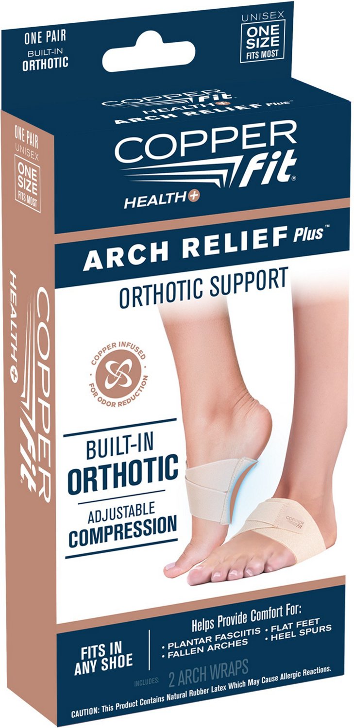 Copper Fit Health+ Arch Relief Plus Foot Wraps 2-Pack                                                                            - view number 3