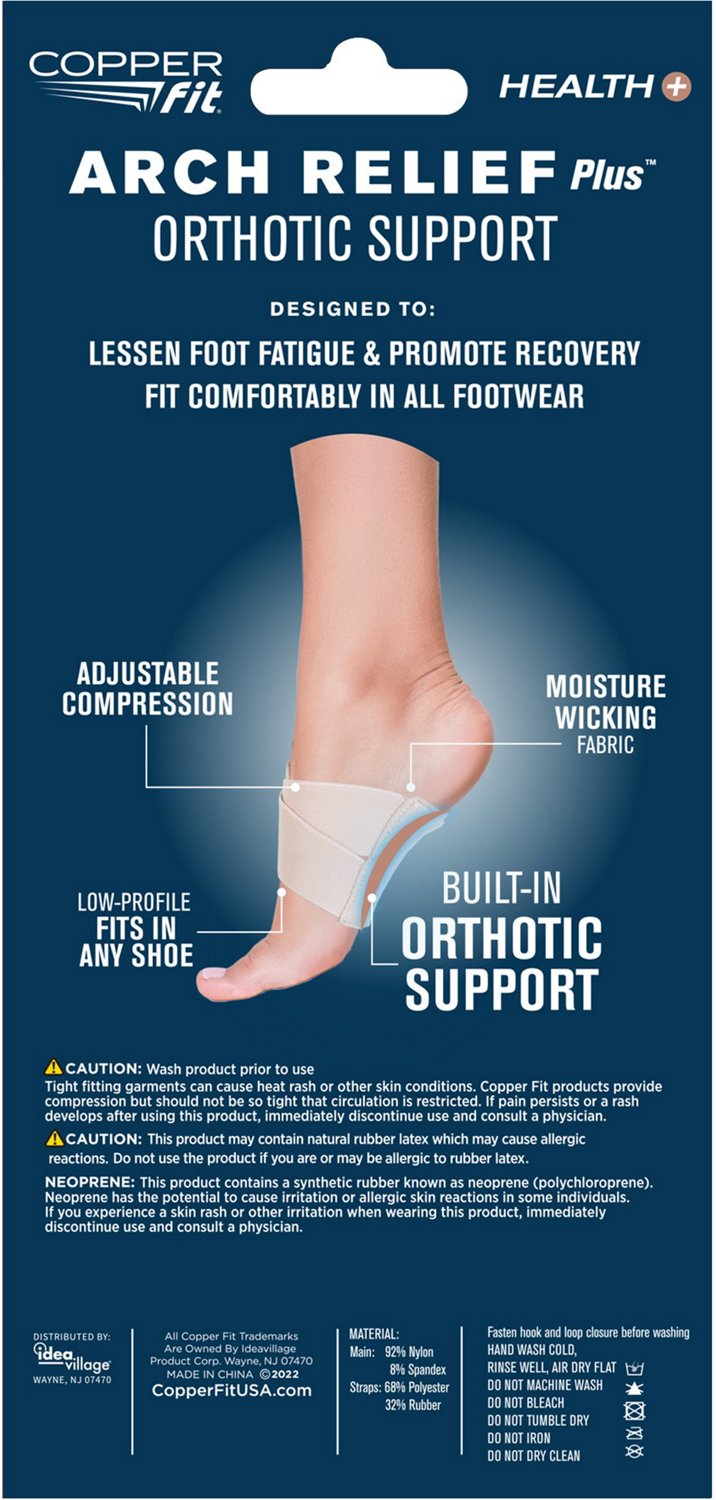 Copper Fit Health+ Arch Relief Plus Foot Wraps 2-Pack                                                                            - view number 4