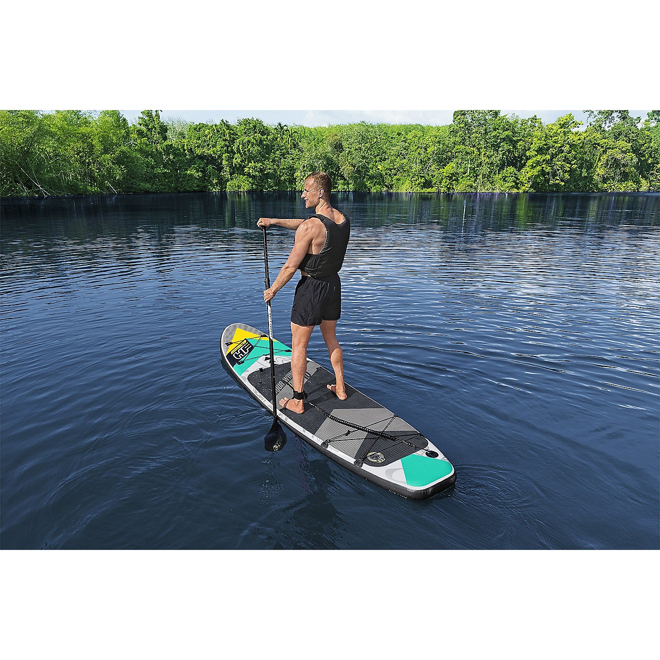 Hydro-Force Aqua Wander TravelTech Convertible Stand-Up Paddleboard Set                                                          - view number 7