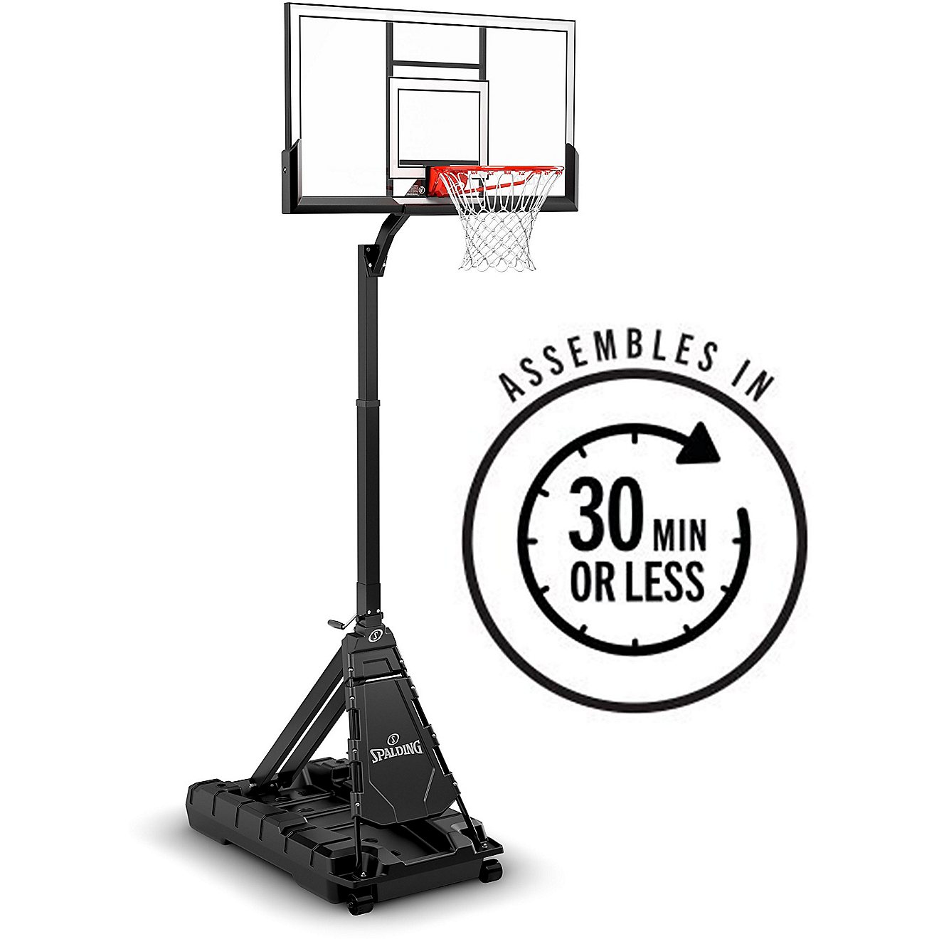 Spalding 54 in Portable Momentous EZ Assembly Basketball Hoop                                                                    - view number 1