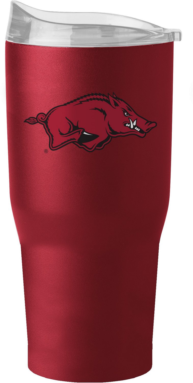 Logo Brands University of Arkansas Flipside 30 oz Powder Coat Tumbler