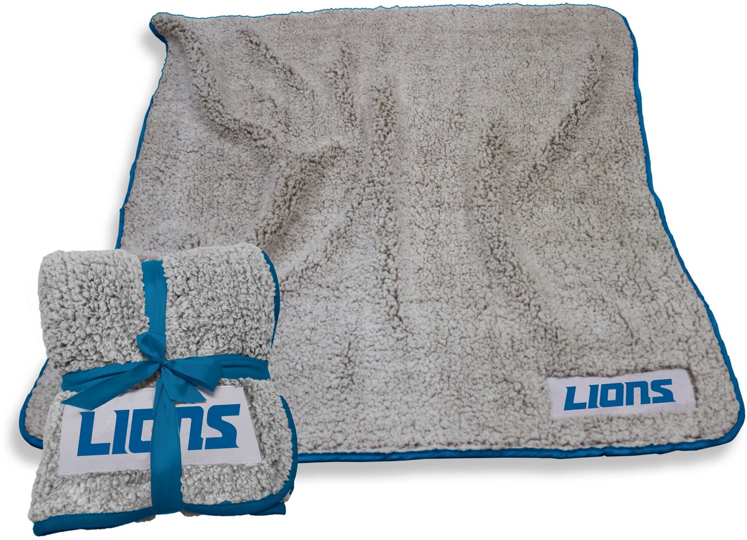 Logo Brands Detroit Lions Frosty Fleece Throw