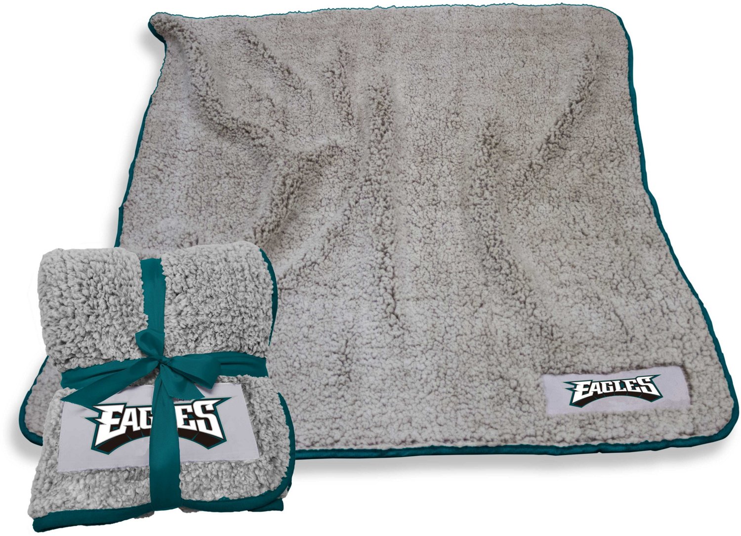 Logo Brands Philadelphia Eagles Frosty Fleece Throw