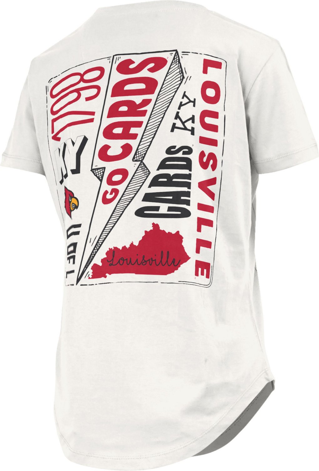 University of Louisville Women's Short Sleeve T-Shirt | Adidas | White | Medium