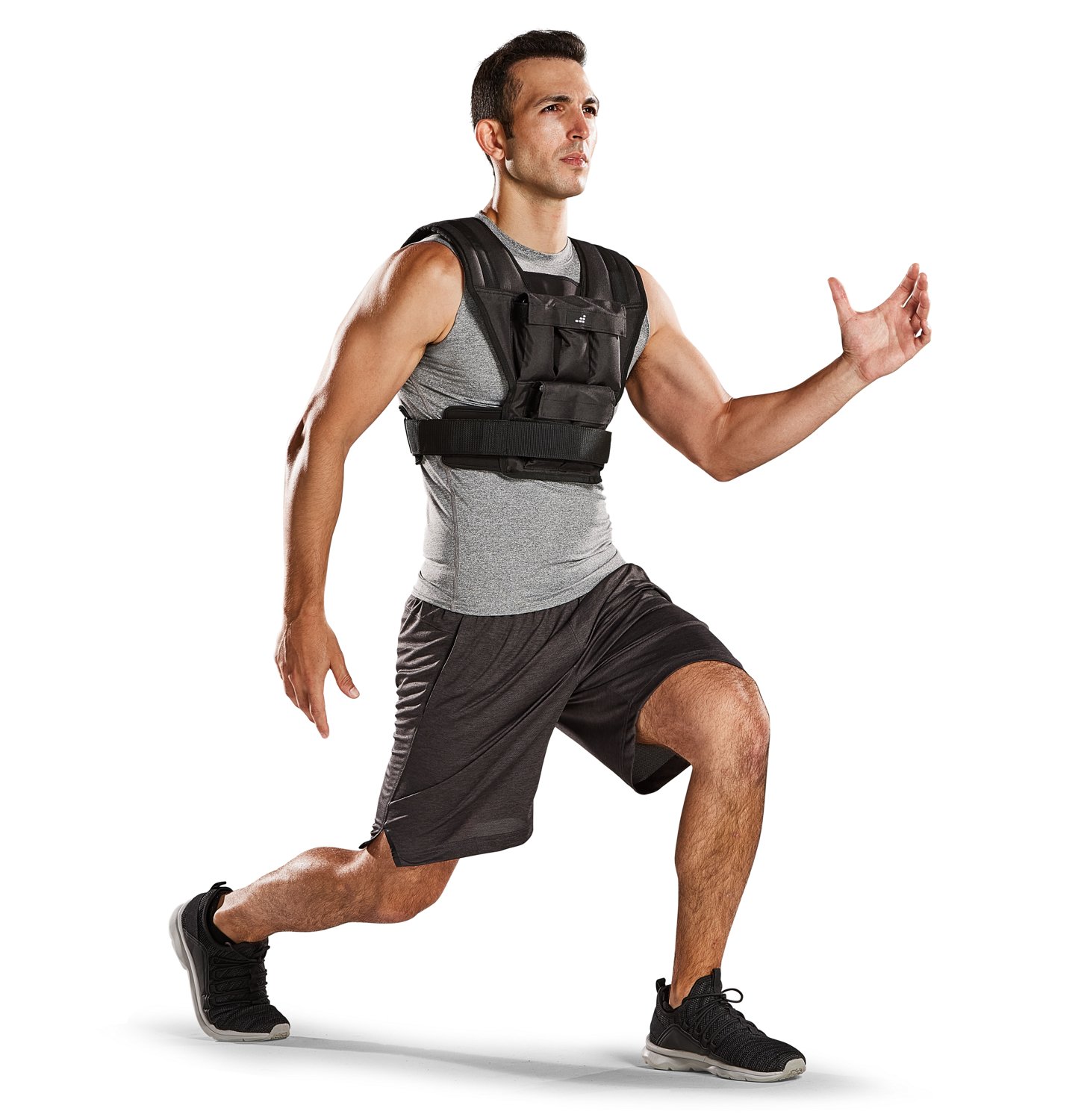 AmStaff Adjustable Weighted Vest  36lb & 65lb Options – Fitness Avenue