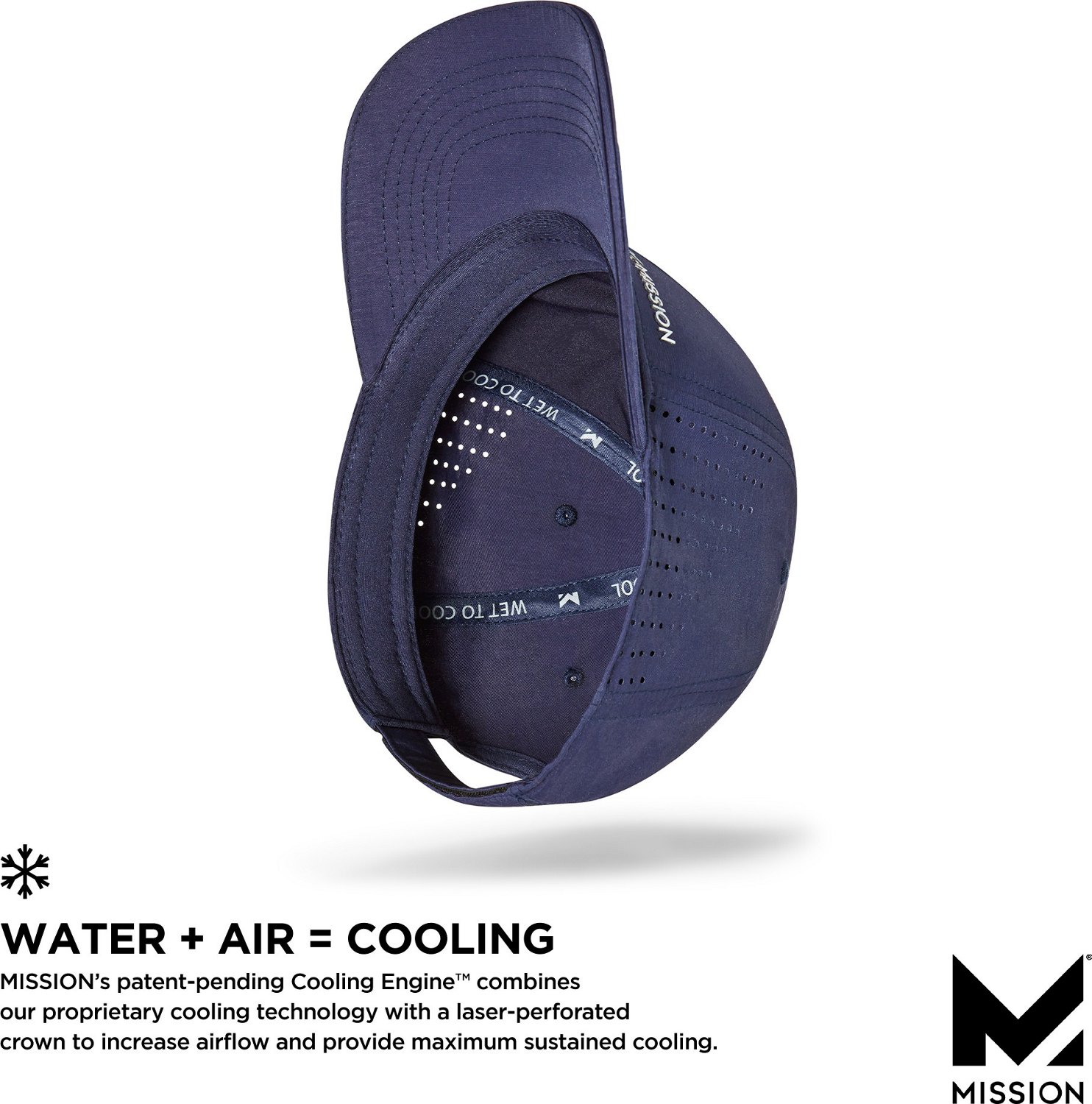MISSION Adults' Cooling Vented Performance Hat - view number 3