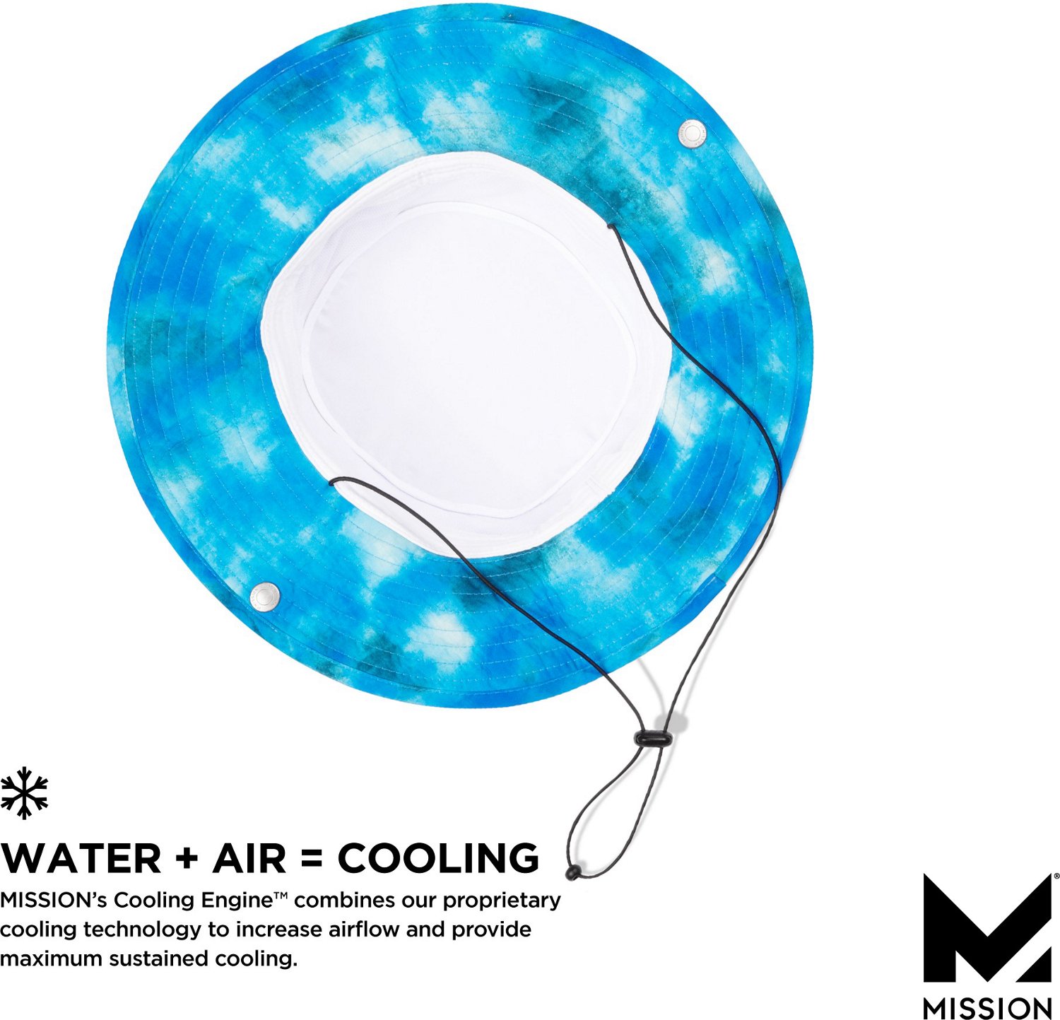 MISSION Adults' Instant Cooling Laser Cut Performance Hat                                                                        - view number 2