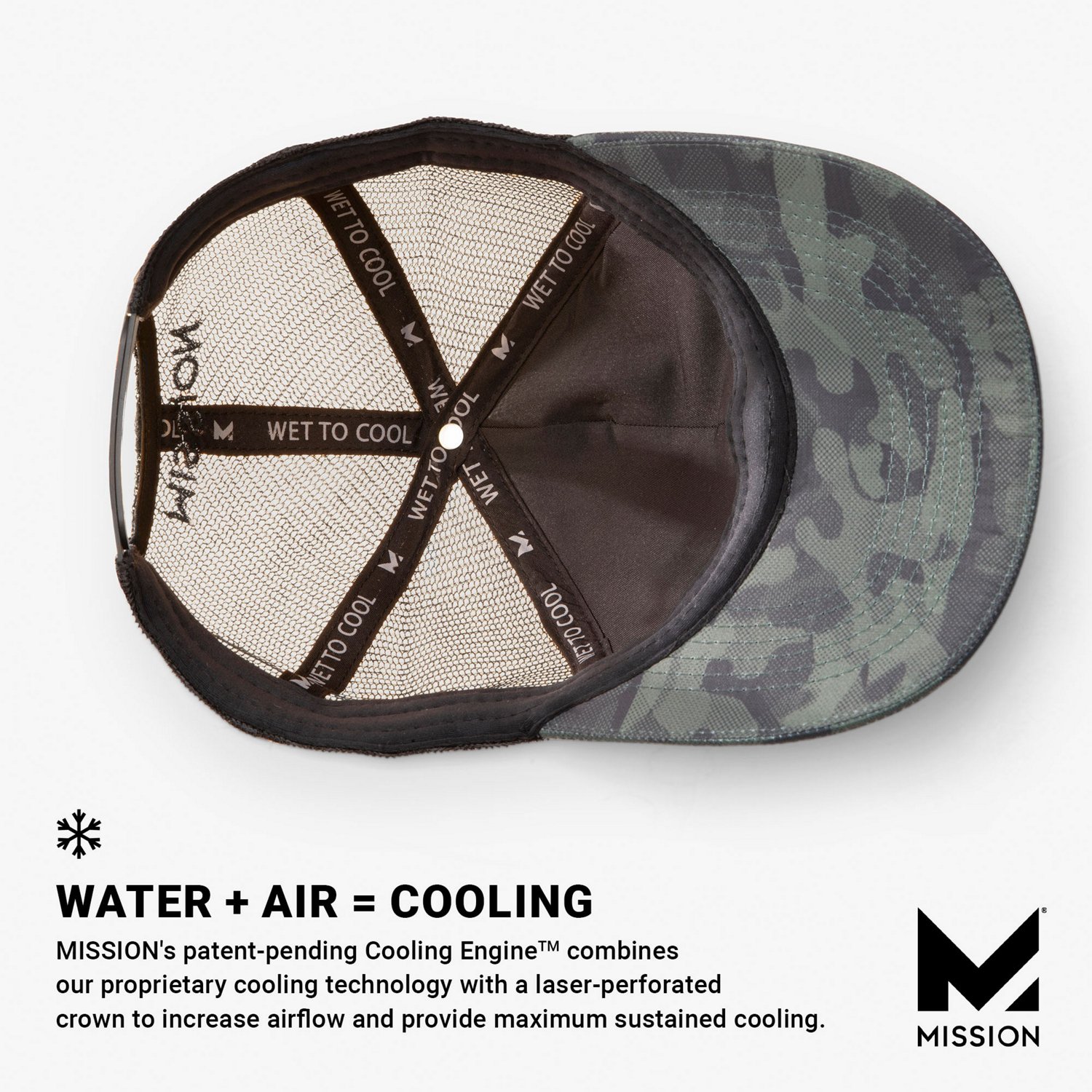 MISSION Adults' Cooling Westchester Etched Hat                                                                                   - view number 3