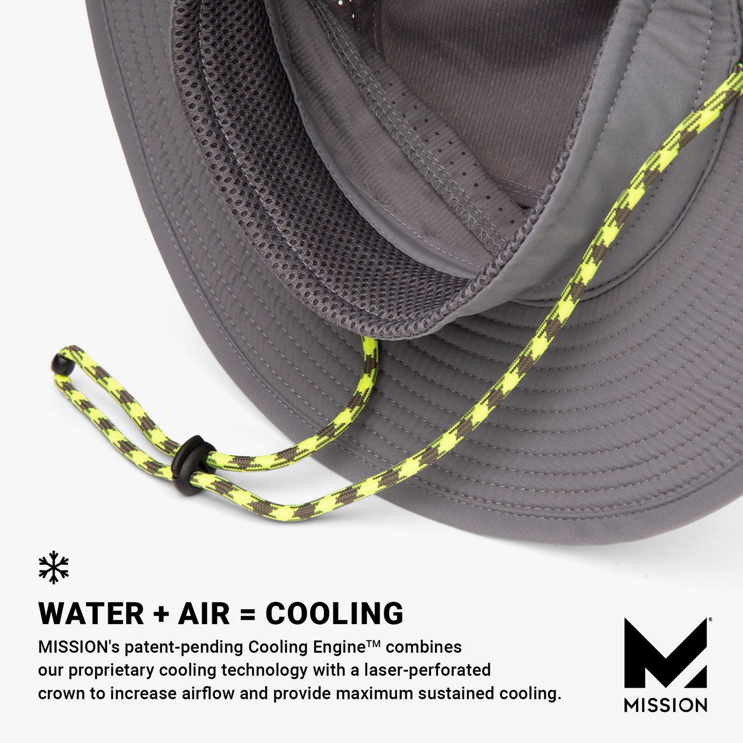 MISSION Adults' Anywhere Etched Camo Cooling Bucket Hat                                                                          - view number 3
