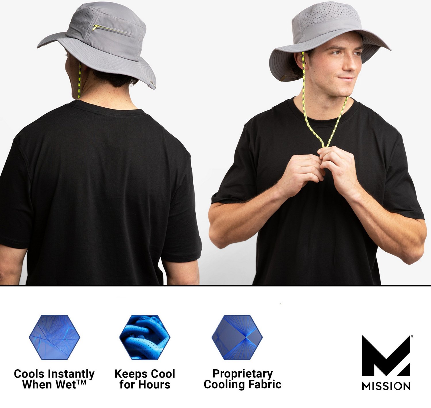 MISSION Adults' Anywhere Etched Camo Cooling Bucket Hat                                                                          - view number 5