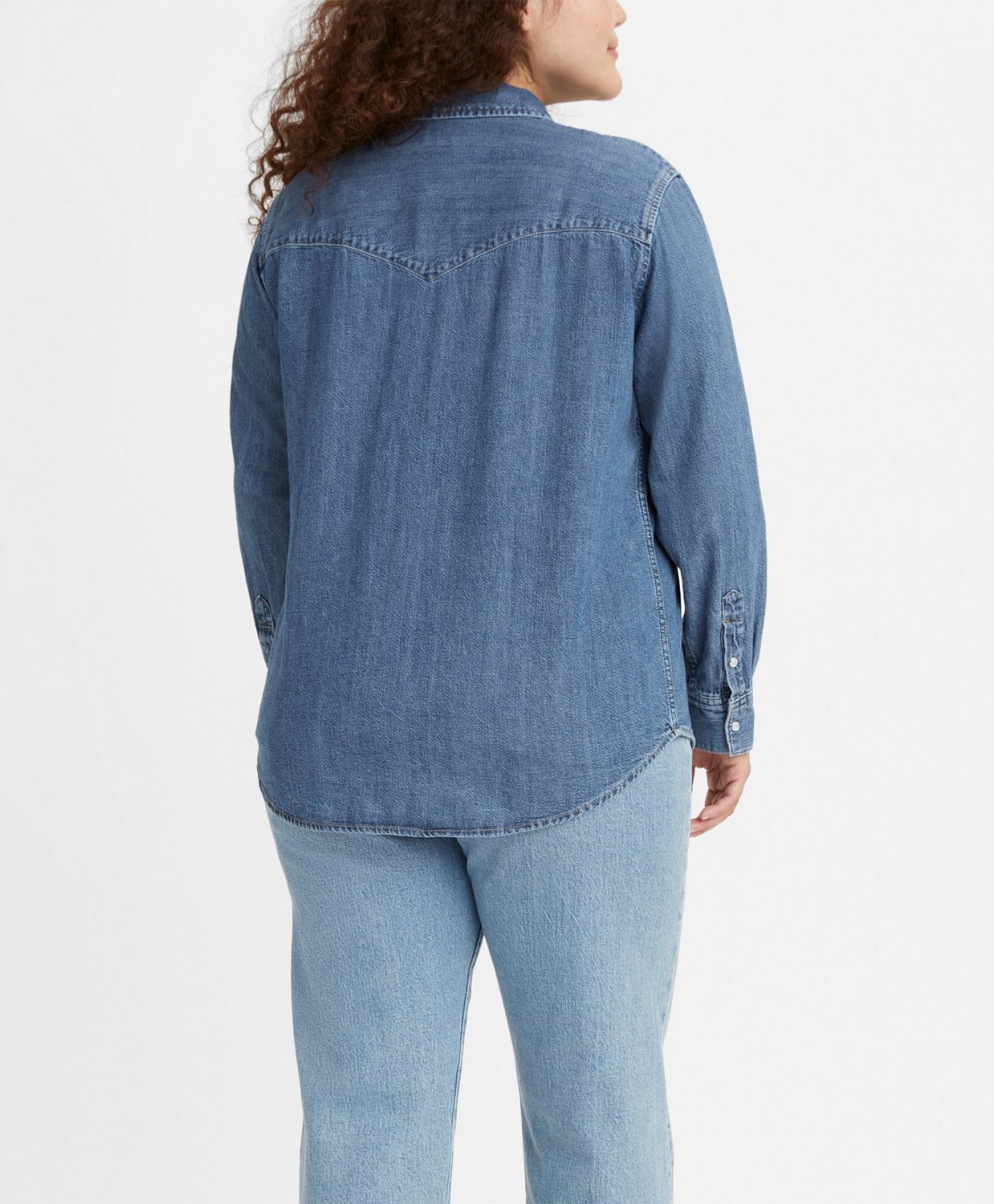 Levi's Women's The Iconic Western Denim Button-Down Shirt