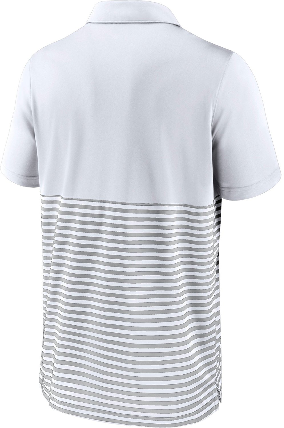 Nike Men's Chicago Cubs Home Plate Striped Polo Shirt                                                                            - view number 2