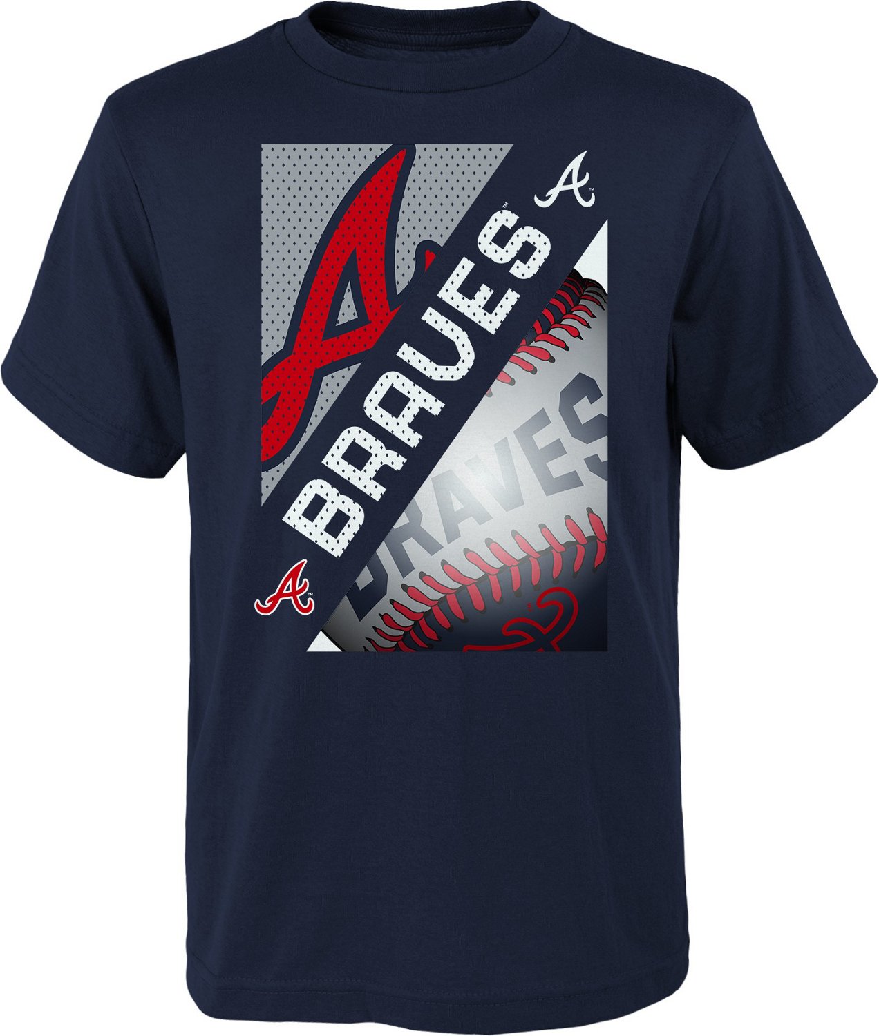 Outerstuff Boys' Atlanta Braves Right Fielder Graphic T-shirt