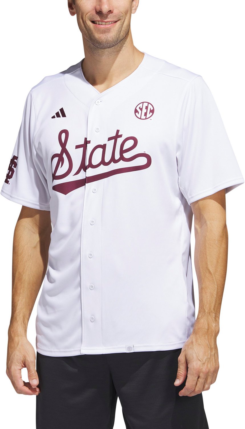 adidas Men's Texas A&M University Replica Baseball Jersey