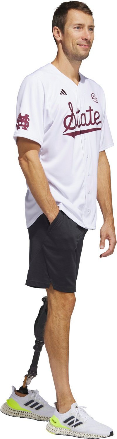adidas Men's Mississippi State University Replica Basketball Jersey - view number 4