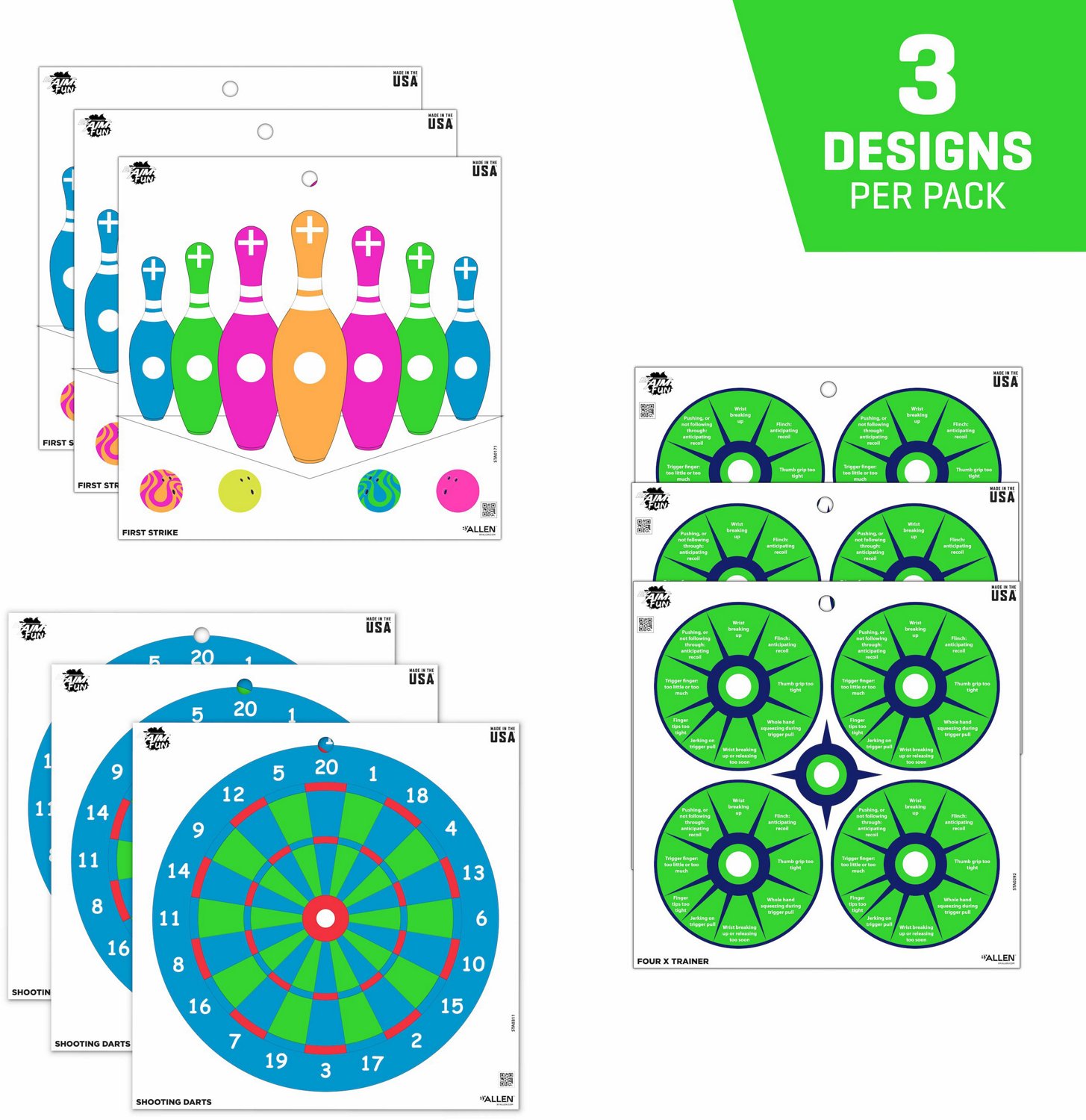 Allen Company EZ Aim Fun Paper Triggering More Fun Targets Academy