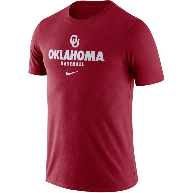Nike Men's University of Oklahoma Dri-Fit Legend Baseball T-shirt