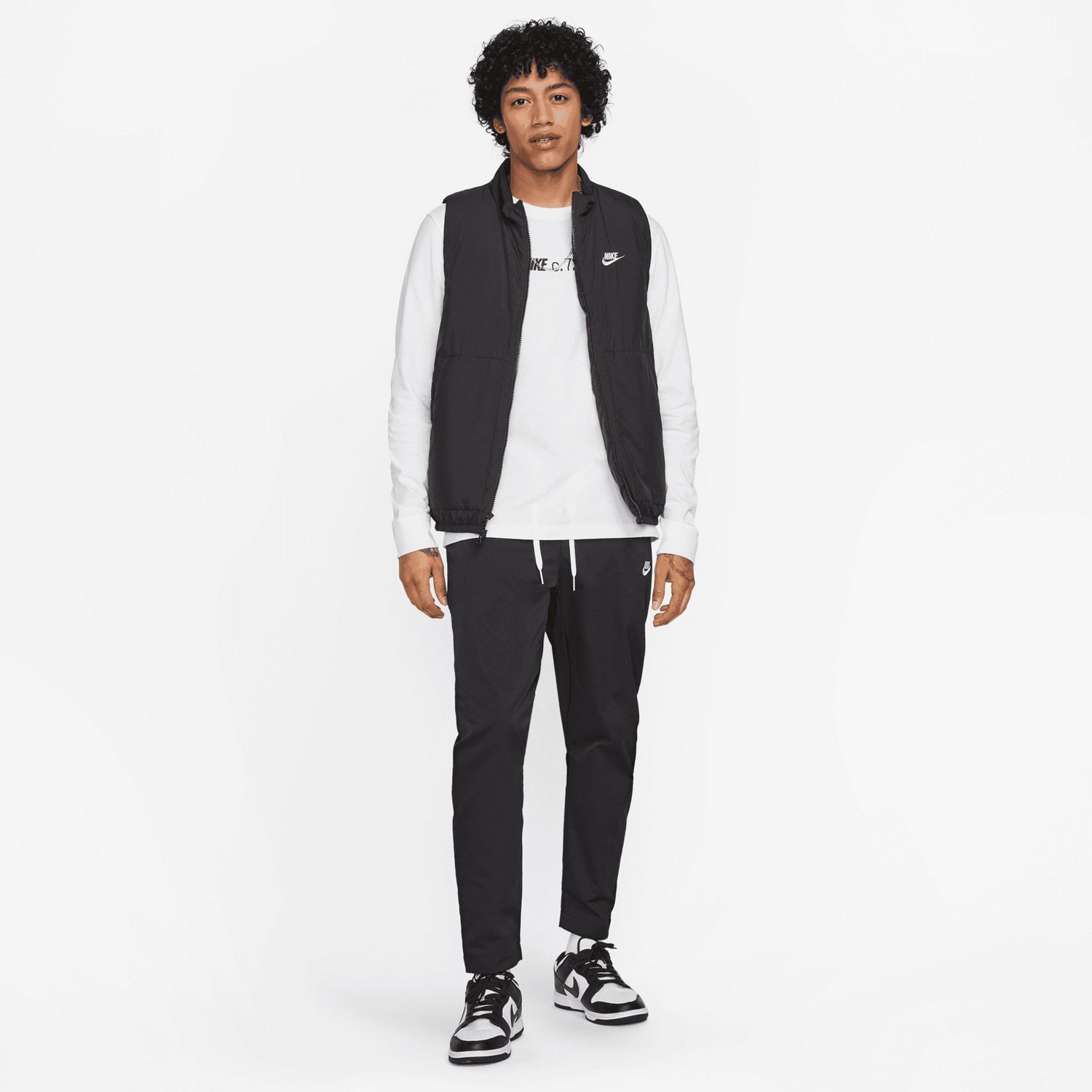 Nike Mens Club Woven Pants - Black