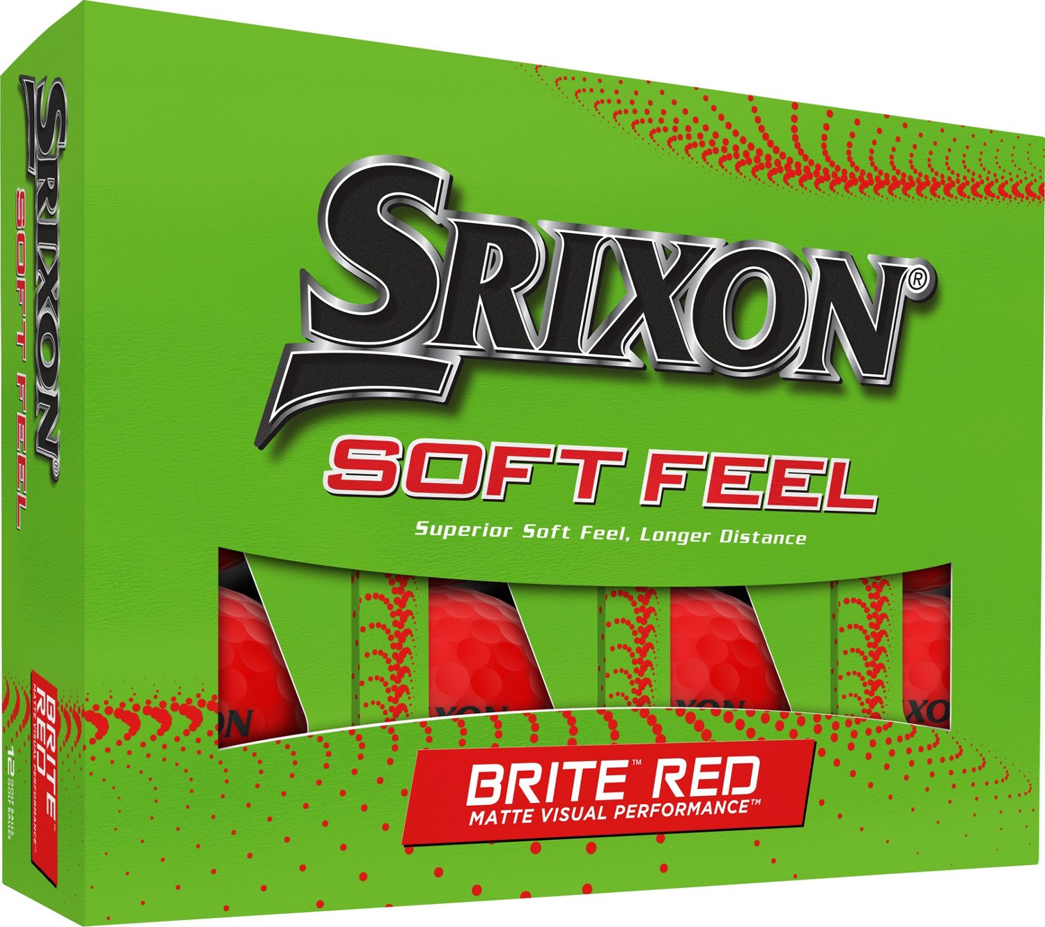 SRIXON Soft Feel Brite 13 2023 Golf Balls 12-Pack