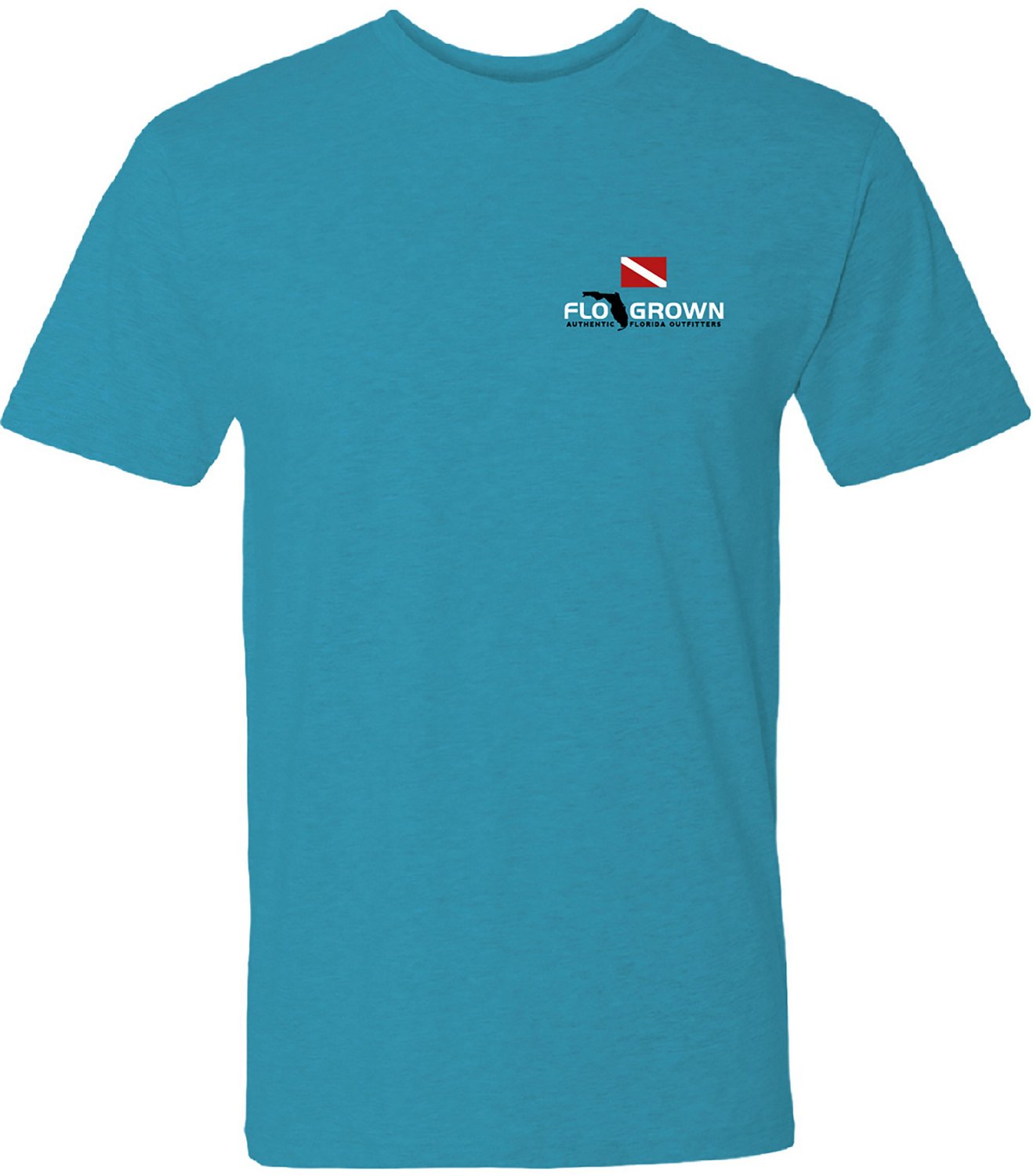 FLOGROWN Men's Vintage Dive Map Tshirt Academy