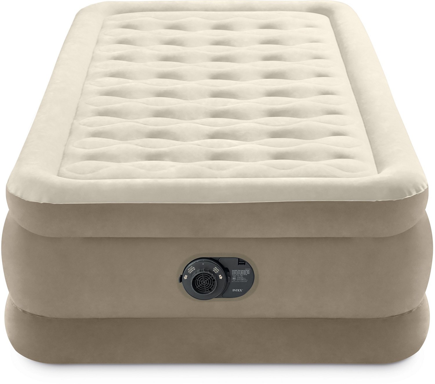 Intex Dura Beam Deluxe Ultra Plush 18 in Twin Air Mattress Academy