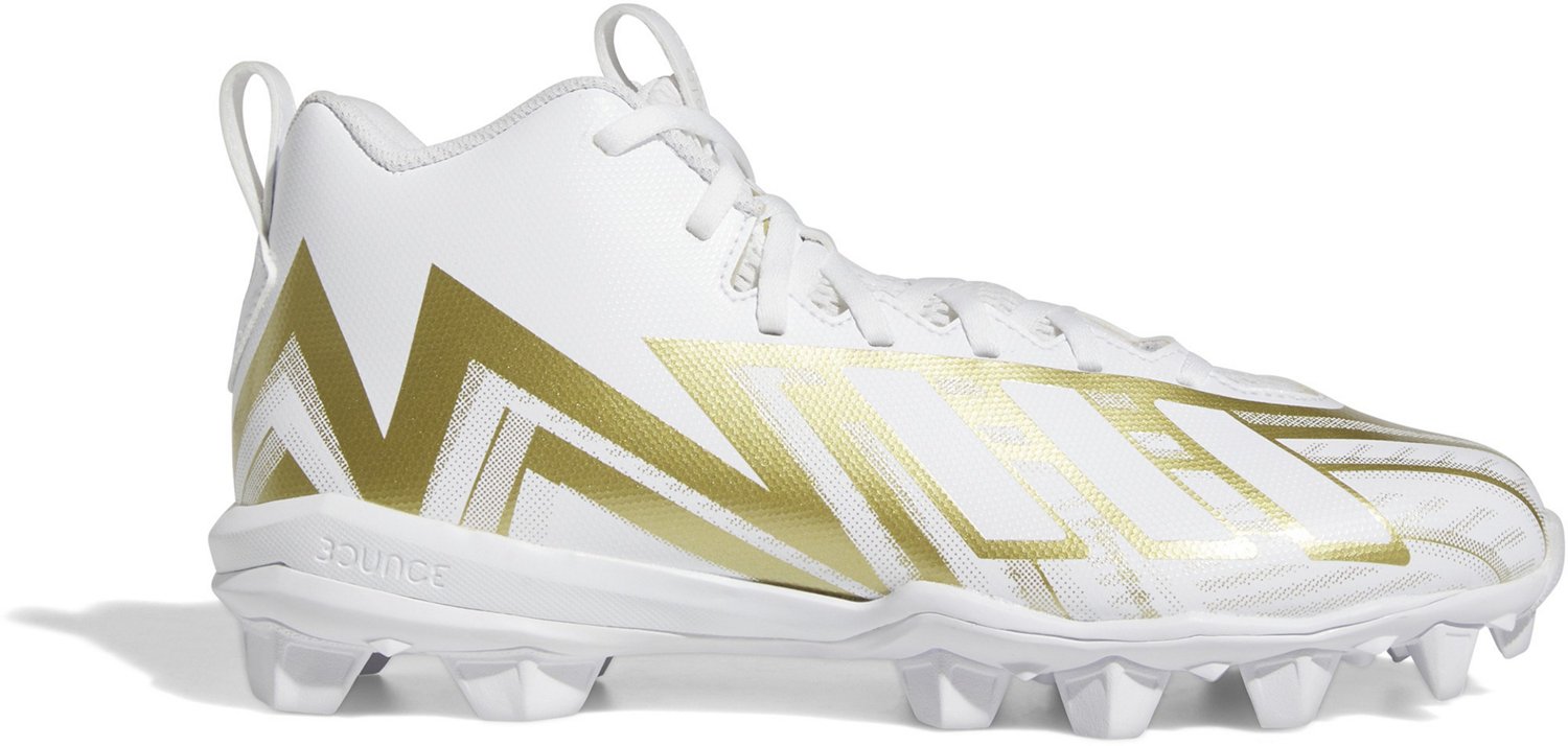 All white high top clearance 'football cleats