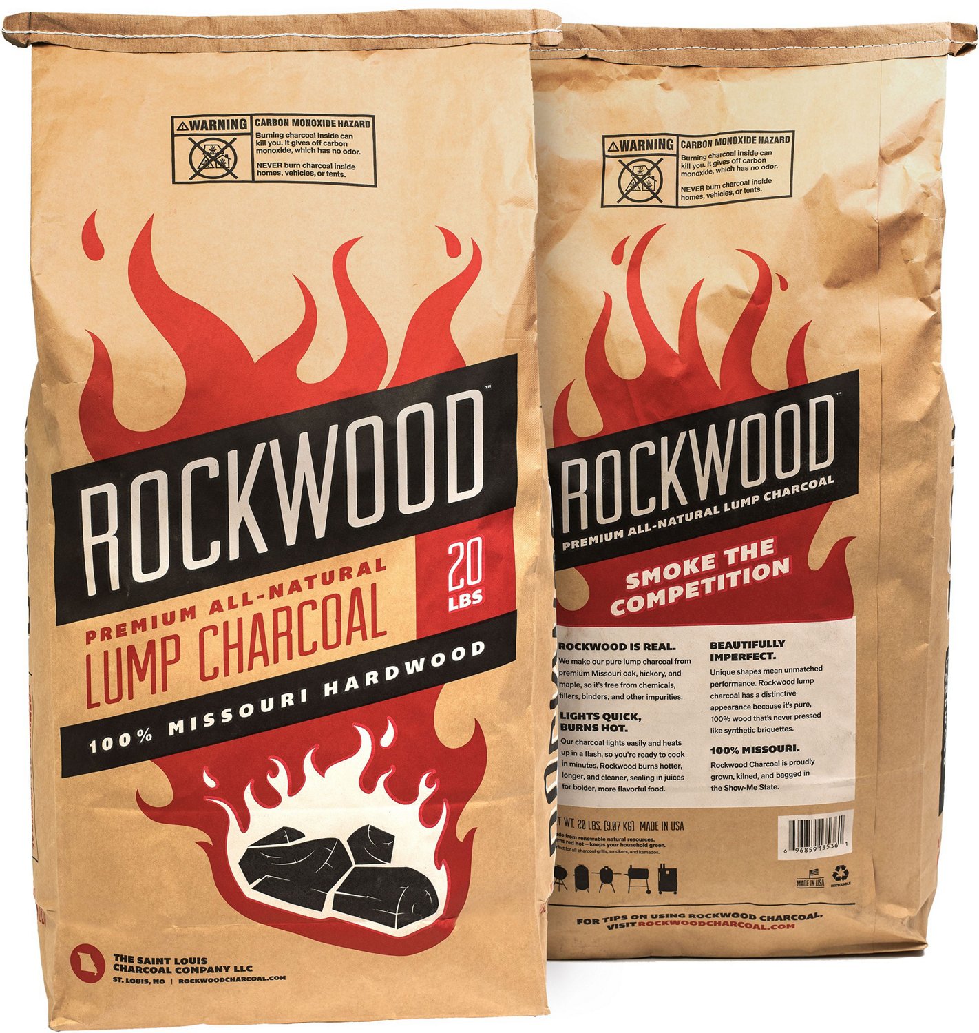 Rockwood 20lb Premium Lump Charcoal Academy