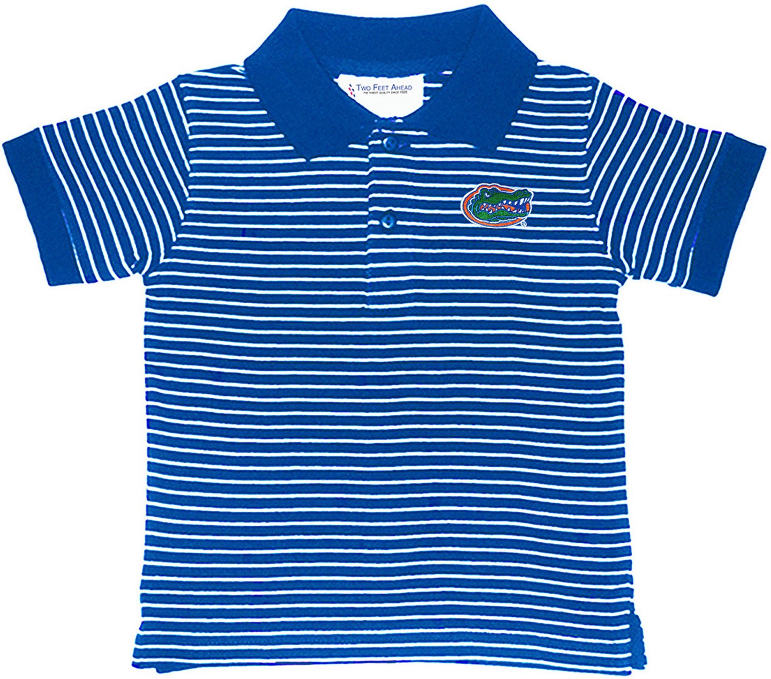 Two Feet Ahead Toddler Boys' University of Florida Stripe Polo Shirt