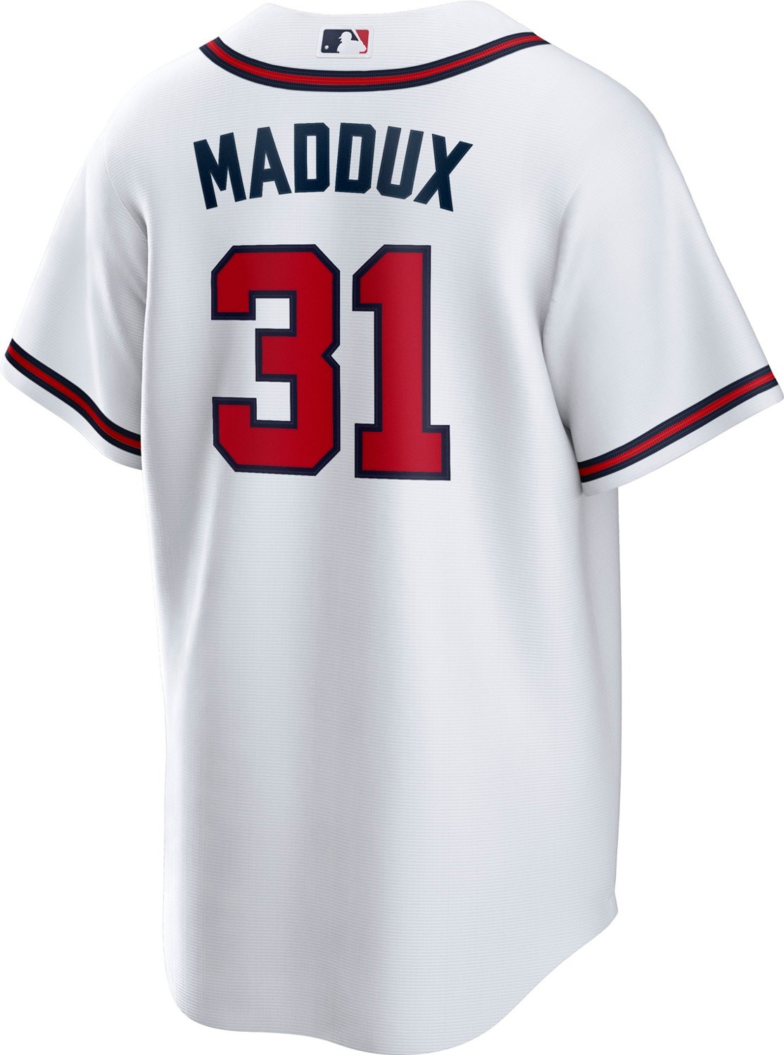 Nike Men's Atlanta Braves Greg Maddux #31 Official Replica Jersey                                                               