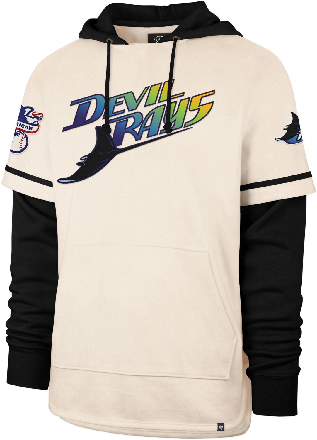 47 Tampa Bay Rays Vintage Trifecta Shortstop Pullover Hoodie