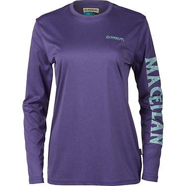 Magellan Outdoors Women's Caddo Lake Logo Crew Long Sleeve T-shirt                                                              