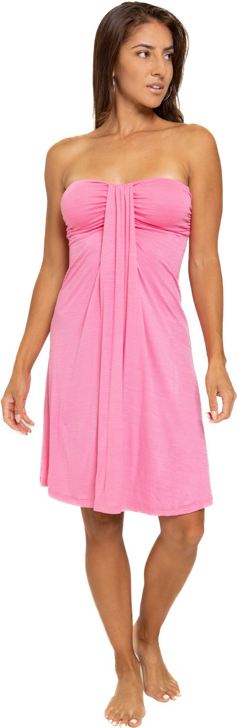 Porto Cruz Women's Strapless Waterfall Dress