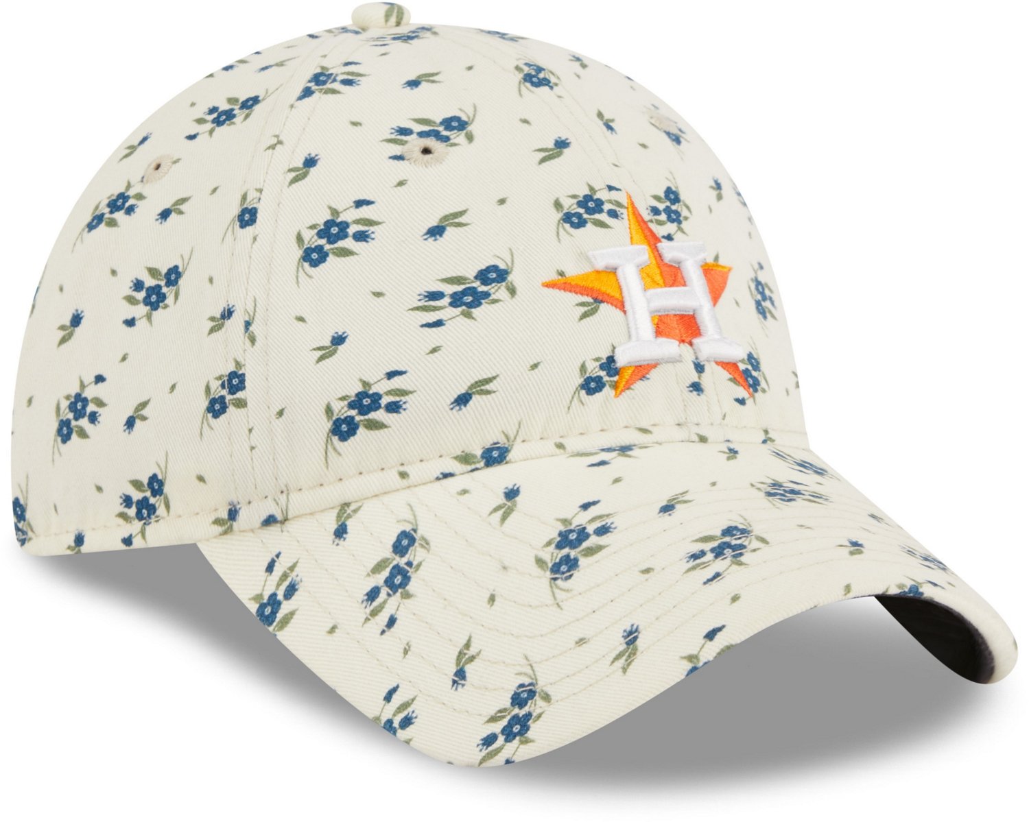 Women's Houston Astros New Era Navy Blossom Floral 9TWENTY Adjustable Hat