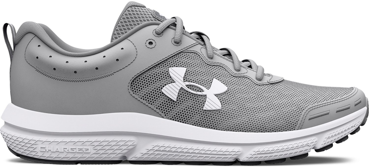 Under Armour Men's Charged Assert 10 Sneaker in Black/White – V&A