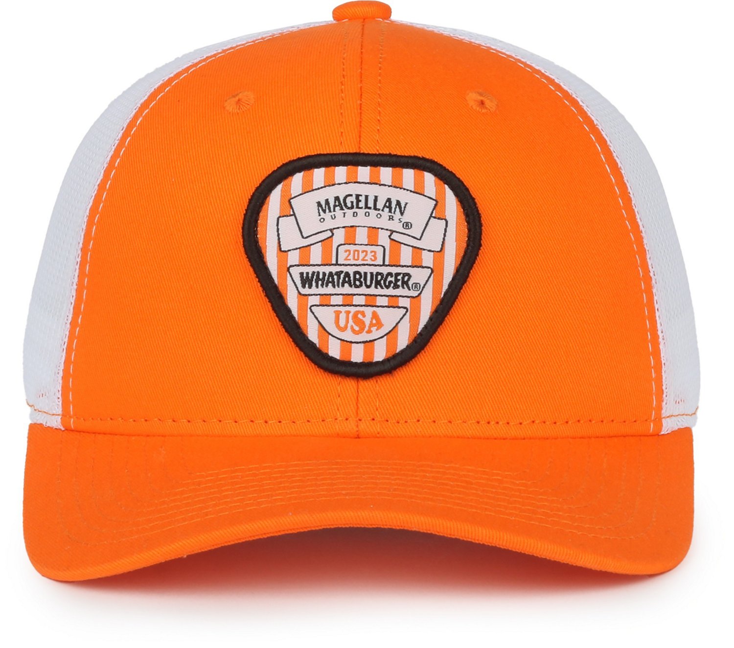 Magellan Outdoors Men's Whataburger Stripe Badge Cap | Academy