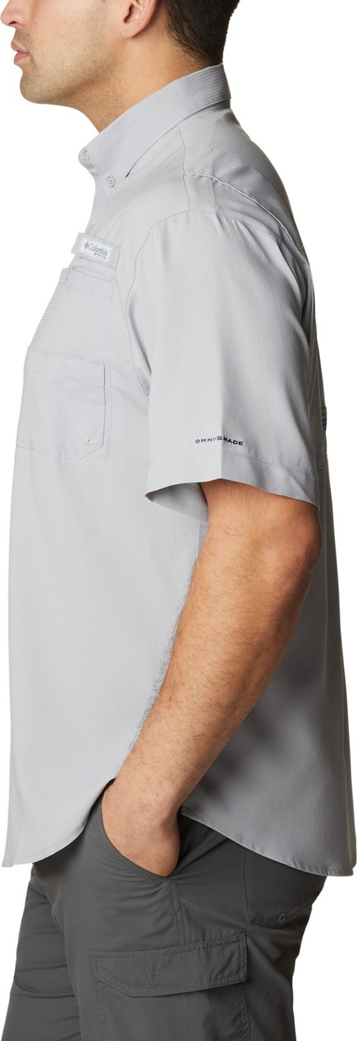 Columbia Sportswear Men’s Big and Tall Louisiana State University Tamiami Button-Up Shirt - view number 3