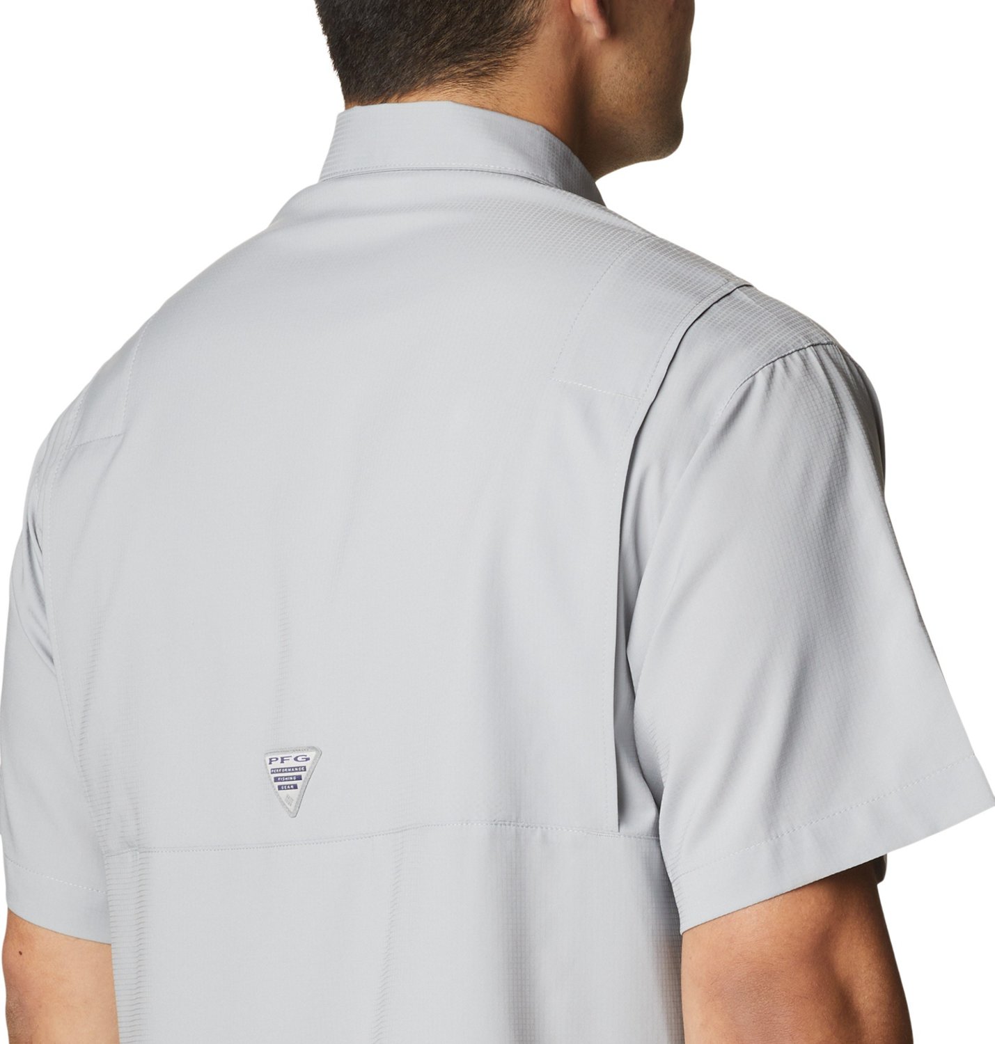 Columbia Sportswear Men’s Big and Tall Louisiana State University Tamiami Button-Up Shirt - view number 5