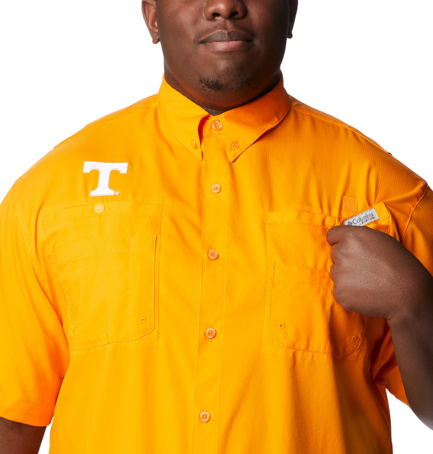 Columbia Sportswear Men's University of Tennessee Tamiami Big and Tall Shirt