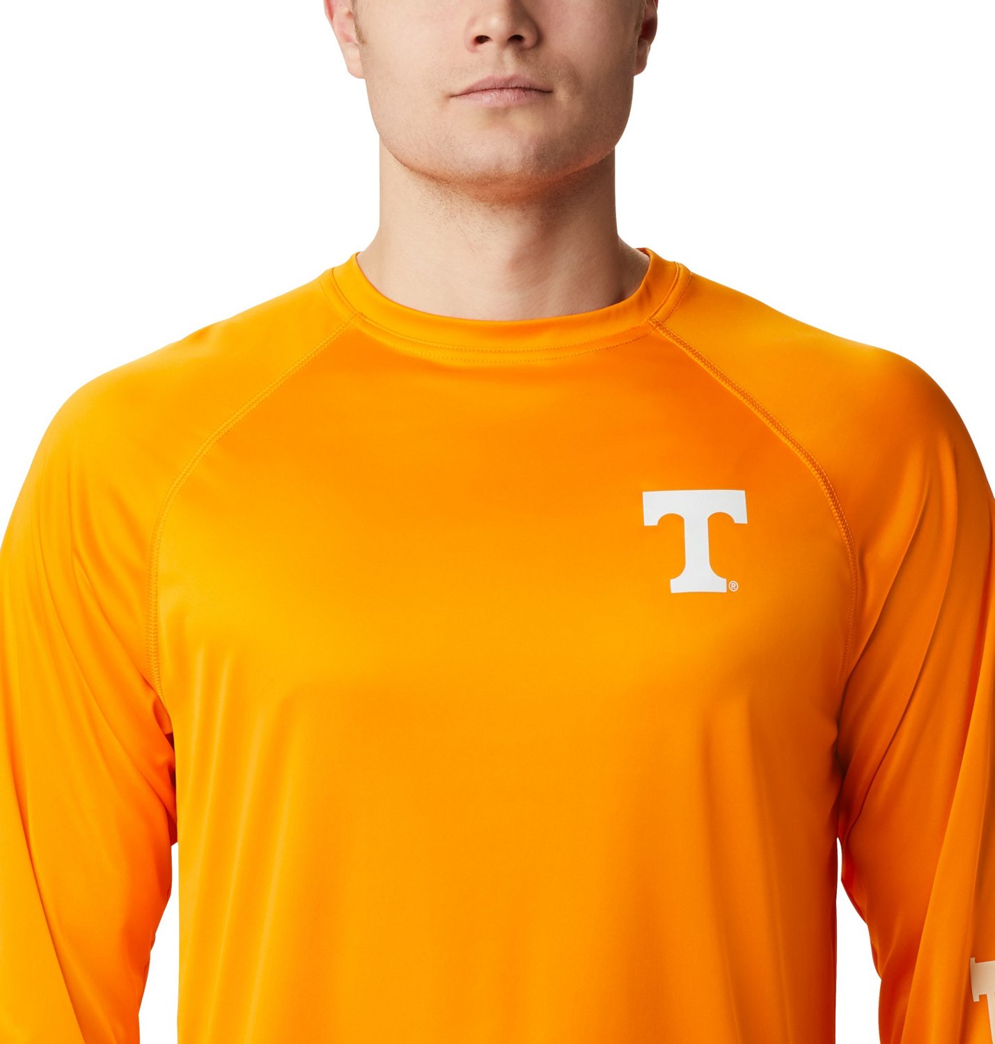 Columbia Sportswear Men's University of Tennessee Big Terminal Tackle Long Sleeve T-shirt - view number 4