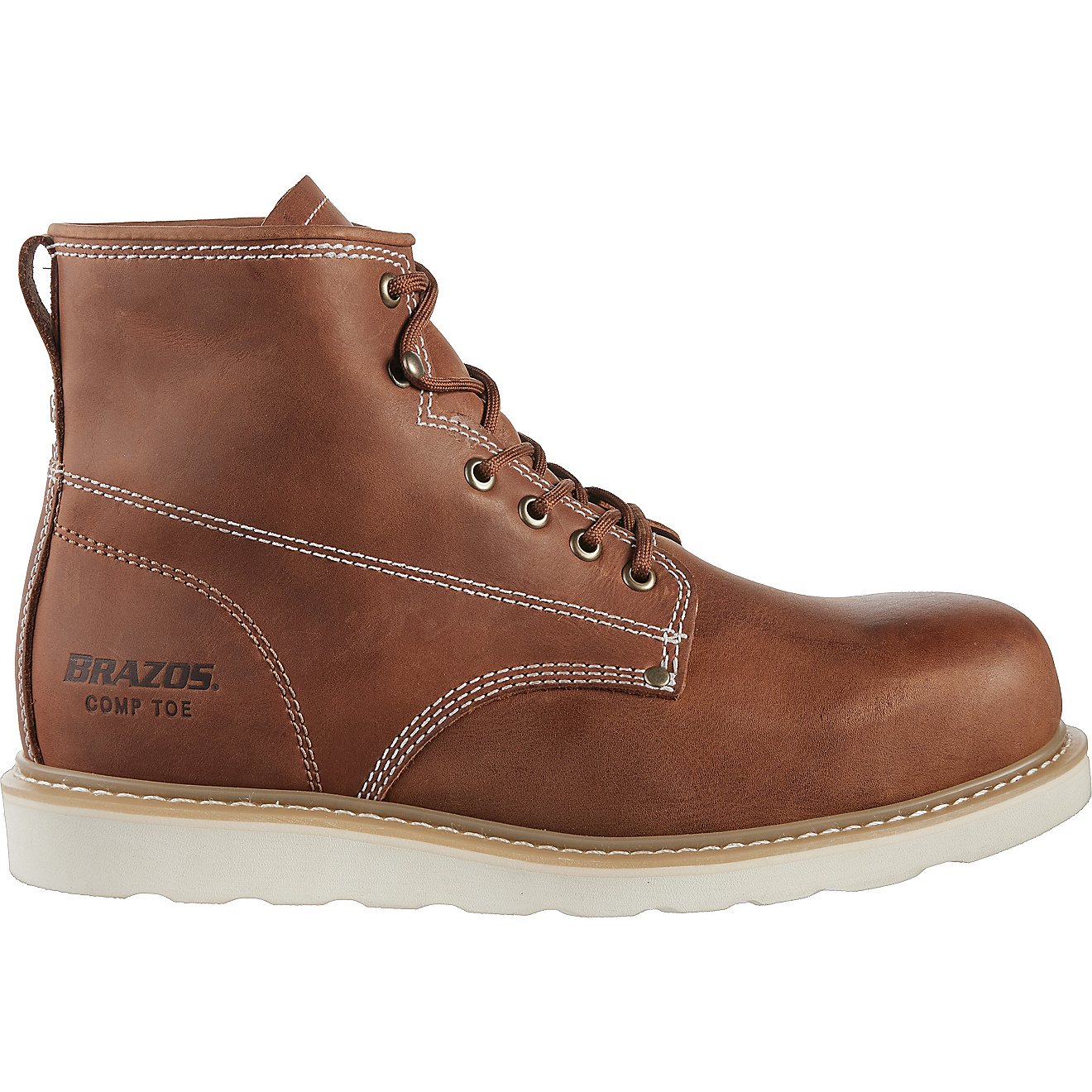 Brazos Men's Bolster Work Boots                                                                                                  - view number 1