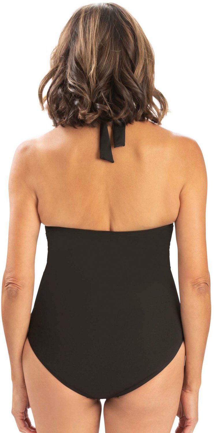 Dolfin Women's Aquashape Solid Sweetheart Halter Neck Moderate 1-Piece Swimsuit - view number 2
