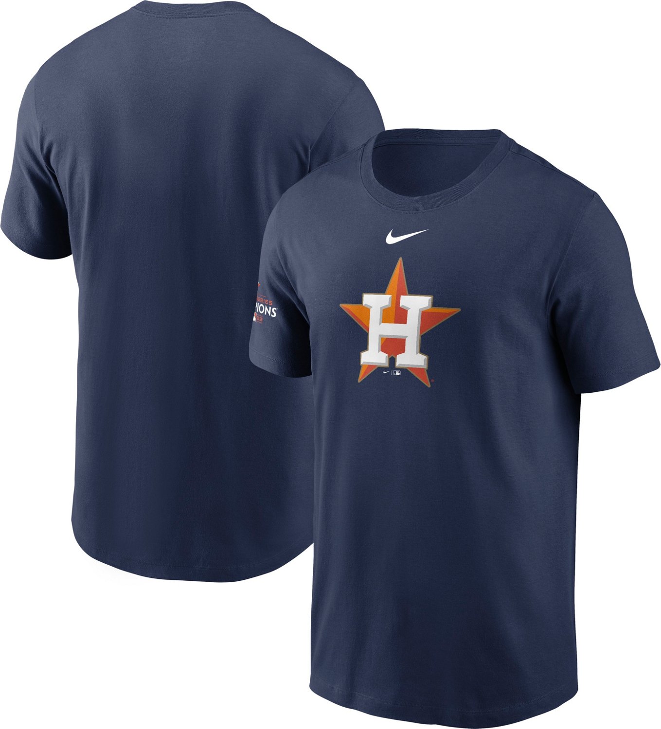 Nike Men’s Houston Astros Gold Logo T-shirt | Academy