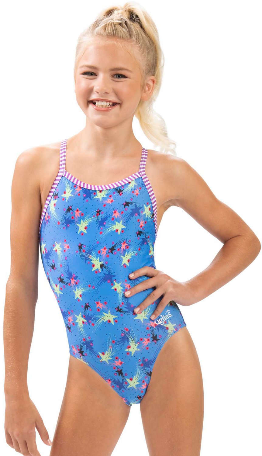 Kids Cartoon Swimwear One Piece Training Swimsuit Teen Bathing Suit Girls  Rash Guard Floating Swimsuit Sports Wear For Kids