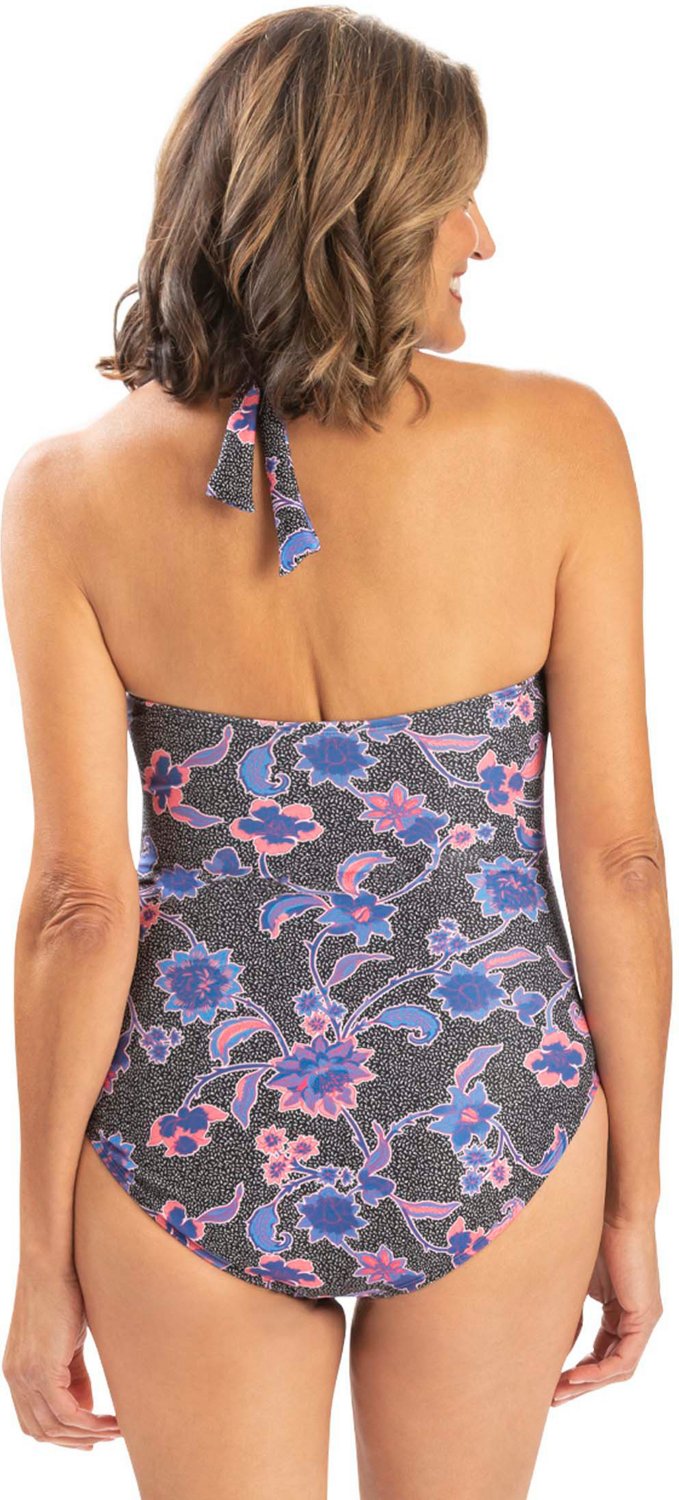Dolfin Women's Aquashape Print Sweetheart Halter Neck Moderate 1-Piece Swimsuit - view number 2