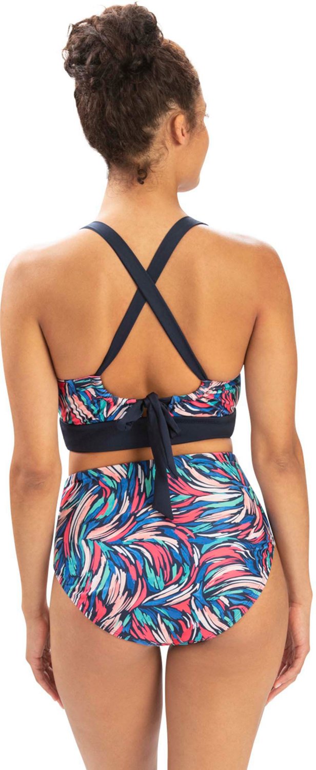 Dolfin Women's Aquashape Awestruck Printed V-neck Bikini Top - view number 2
